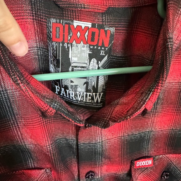 DIXXON MENS FLANNEL SHIRT - Picture 3 of 3